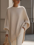 HELENE | Suéter poncho oversize de punto