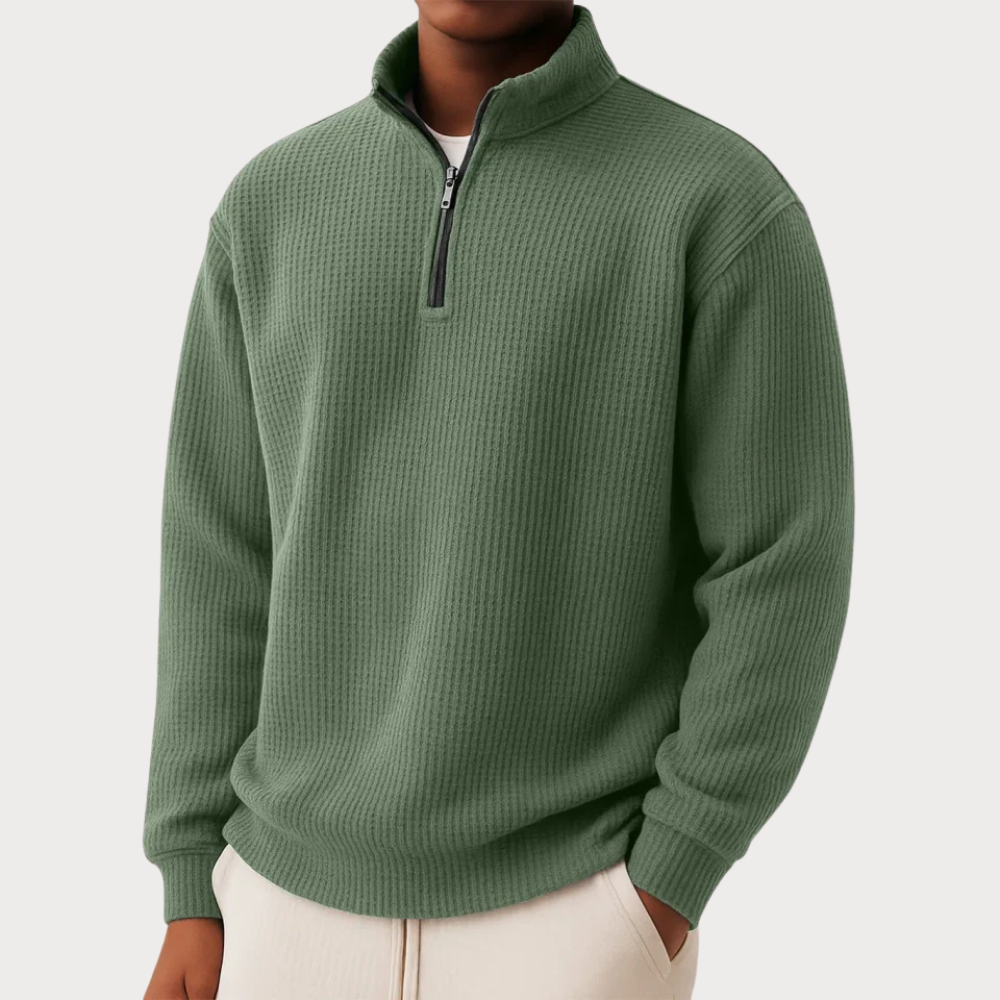 ENRIQUE | SUDADERA CON CREMALLERA, COMODIDAD DIARIA Y ESTILO ATEMPORAL
