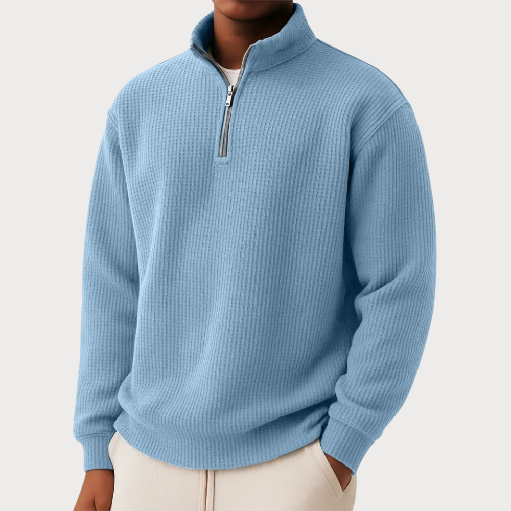 ENRIQUE | SUDADERA CON CREMALLERA, COMODIDAD DIARIA Y ESTILO ATEMPORAL