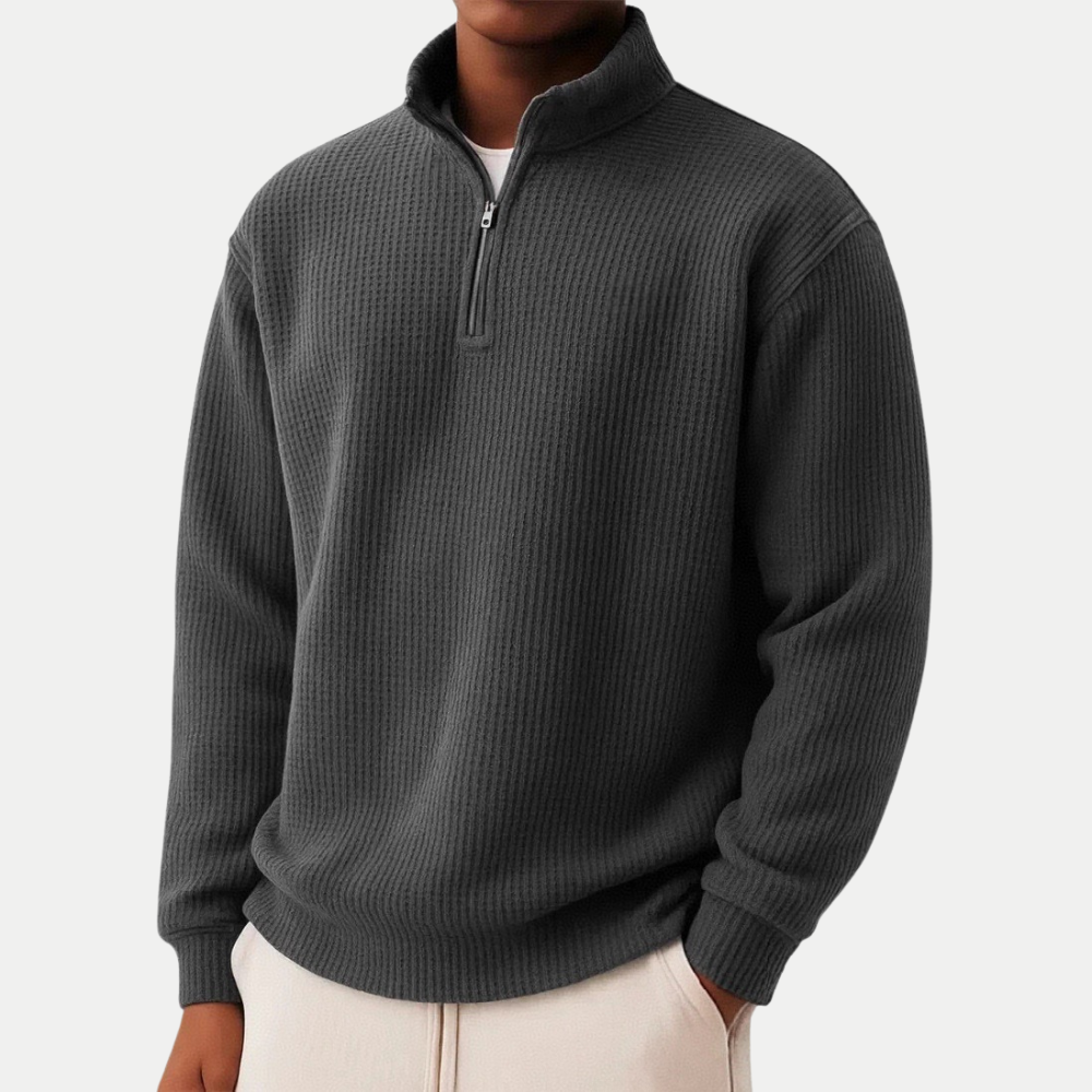 ENRIQUE | SUDADERA CON CREMALLERA, COMODIDAD DIARIA Y ESTILO ATEMPORAL