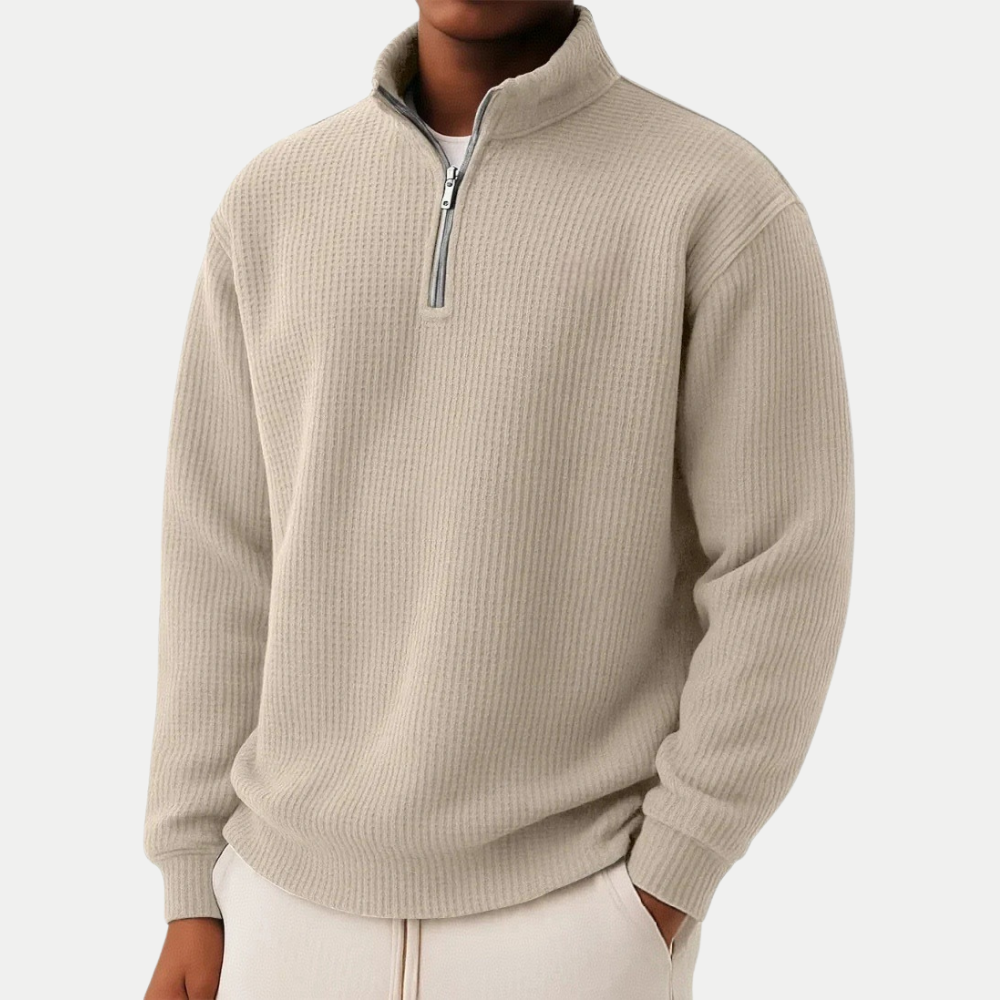 ENRIQUE | SUDADERA CON CREMALLERA, COMODIDAD DIARIA Y ESTILO ATEMPORAL
