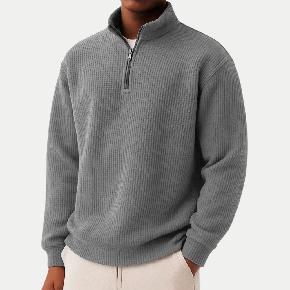 ENRIQUE | SUDADERA CON CREMALLERA, COMODIDAD DIARIA Y ESTILO ATEMPORAL