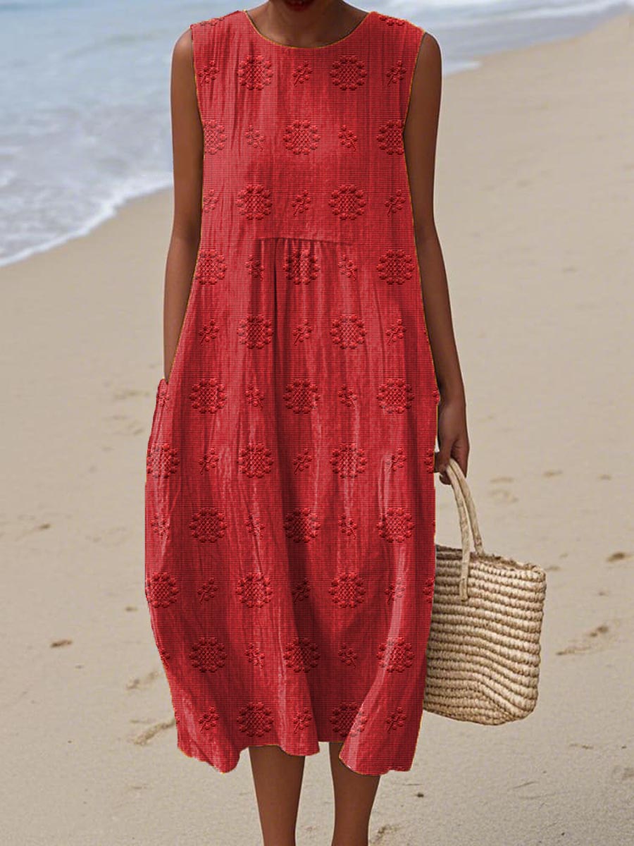 BIANCA | Vestido largo estampado de verano