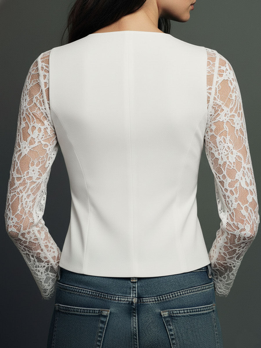 CLAUDIA | Blazer con encaje