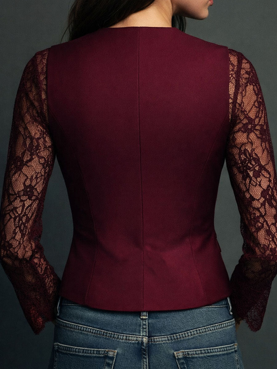 CLAUDIA | Blazer con encaje