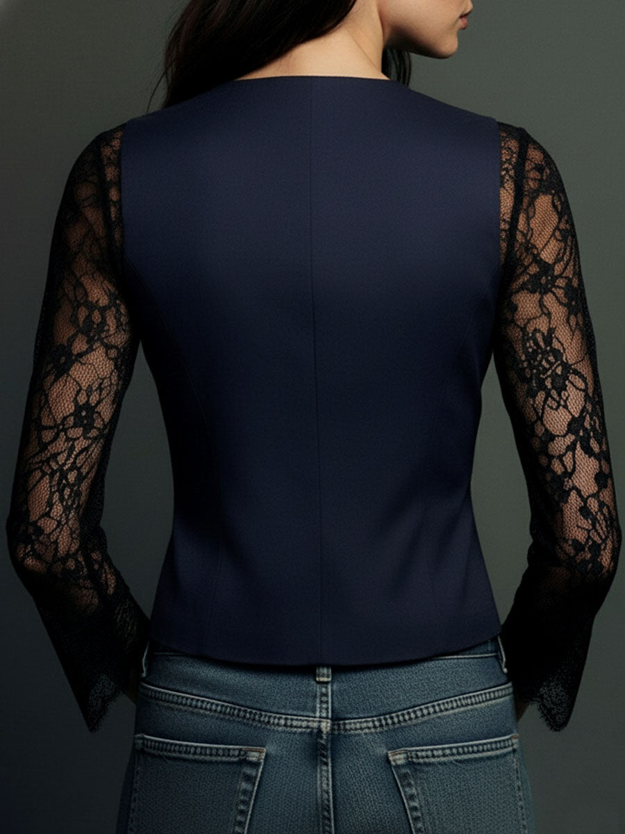 CLAUDIA | Blazer con encaje