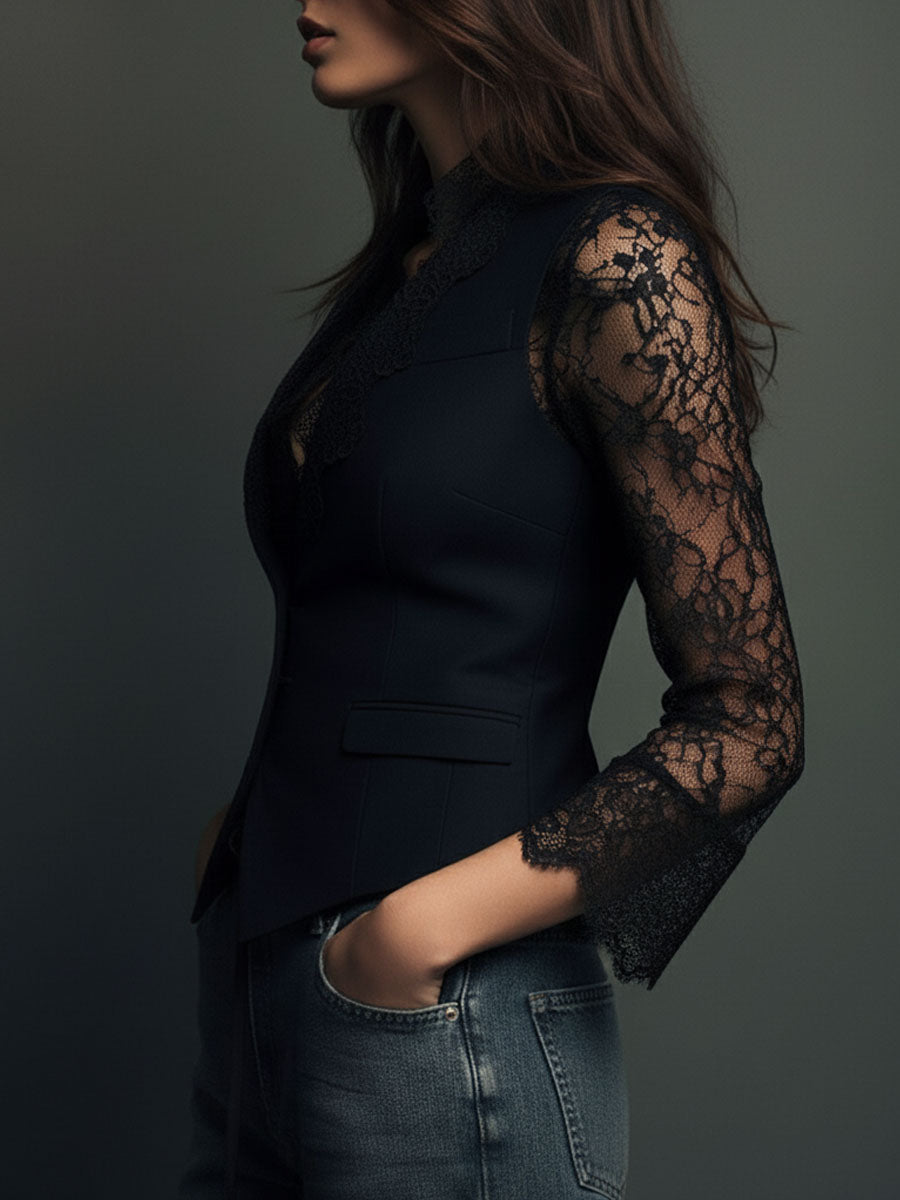 CLAUDIA | Blazer con encaje