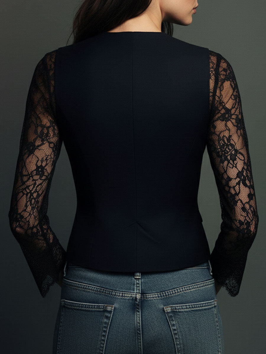 CLAUDIA | Blazer con encaje