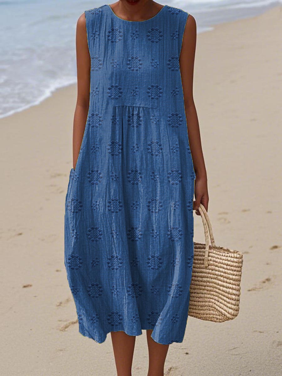 BIANCA | Vestido largo estampado de verano