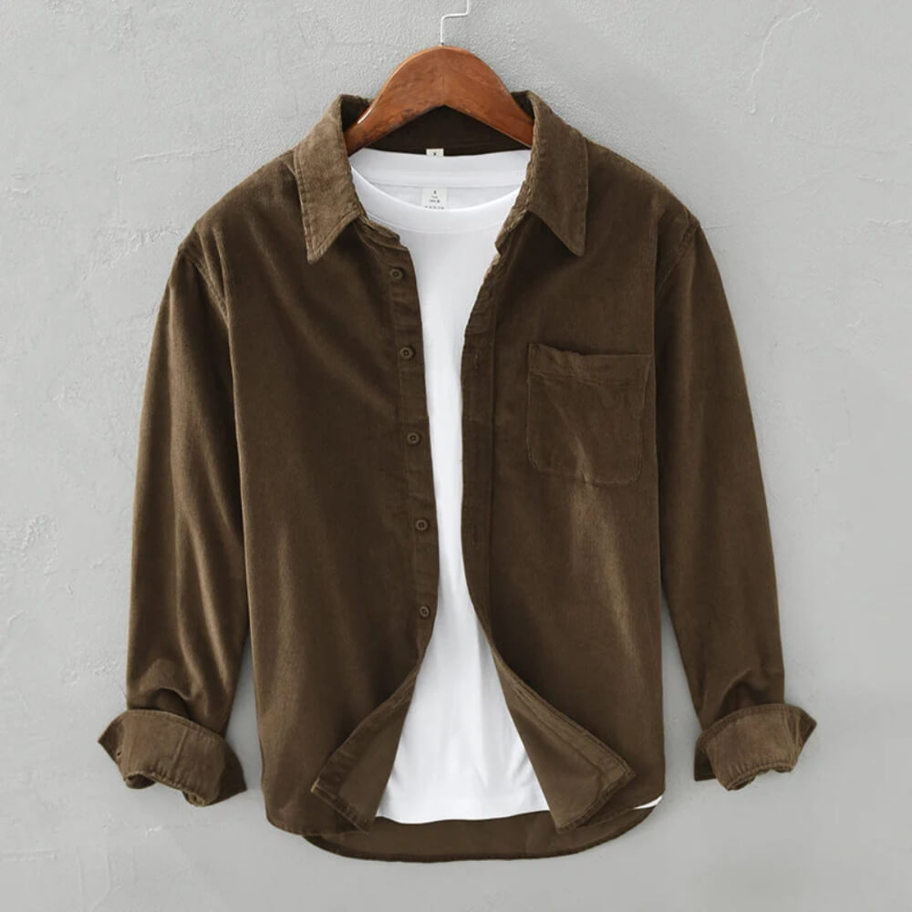 DENNIS | SOBRECAMISA DE PANA PARA HOMBRE