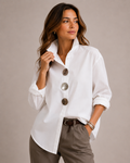 GRACIA | BLUSA DE ENTRETIEMPO CON ACABADOS REFINADOS