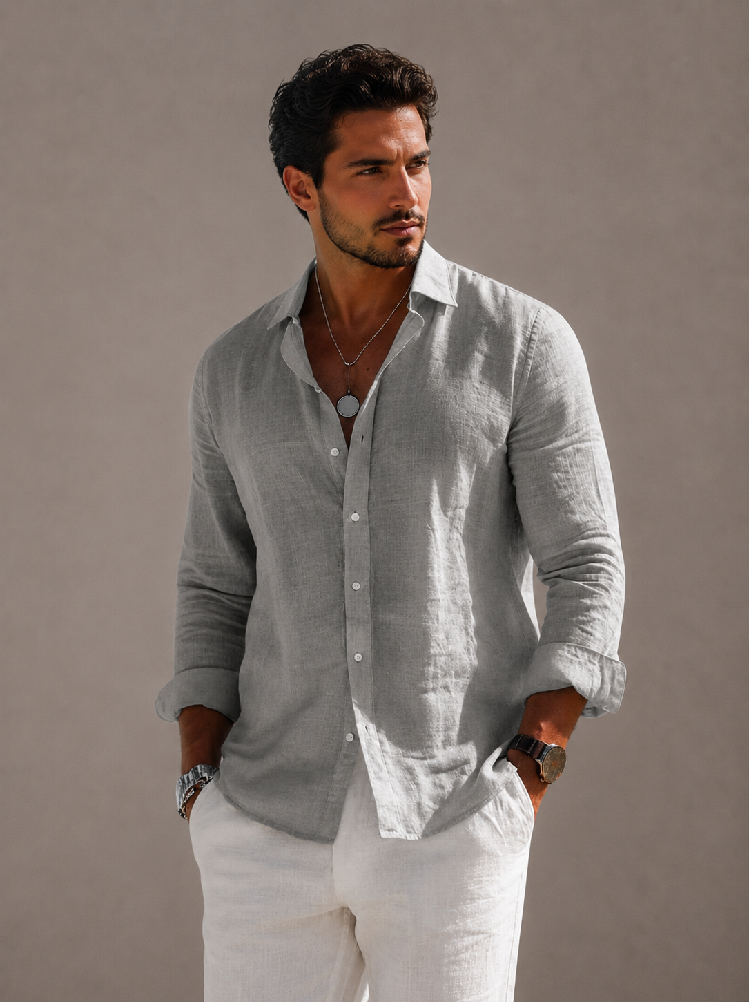 CHRISTOFER | CAMISA VERANIEGA DE CORTE HOLGADO