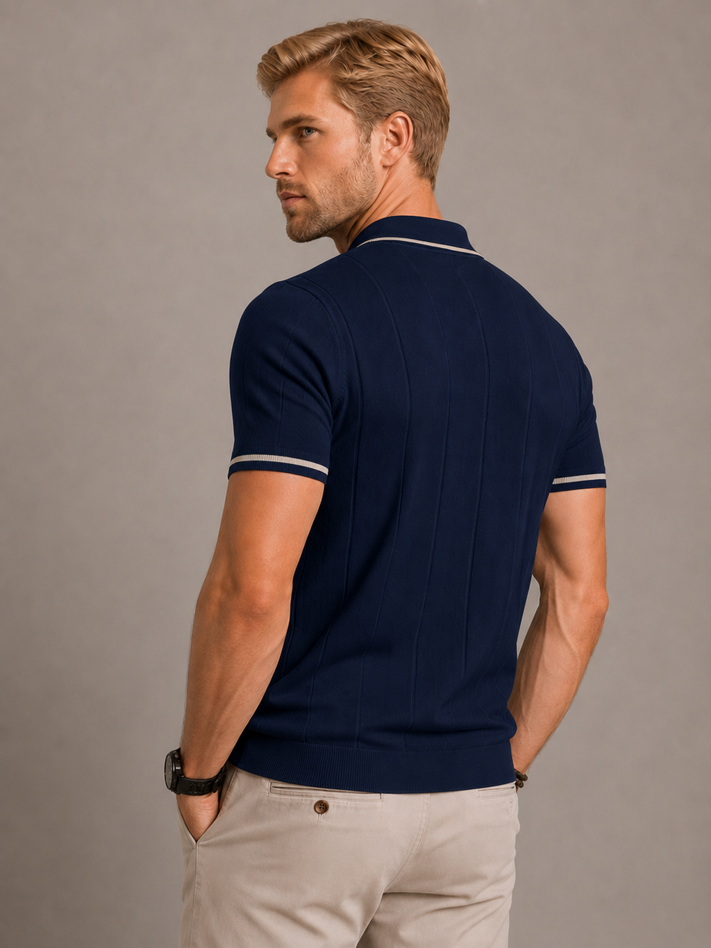 SERGIO | POLO CON CREMALLERA