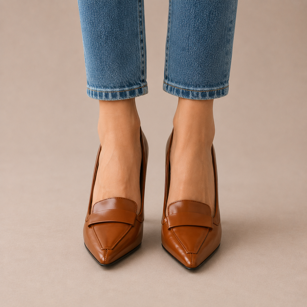 NORA | Tacones lofaer con punta afilada