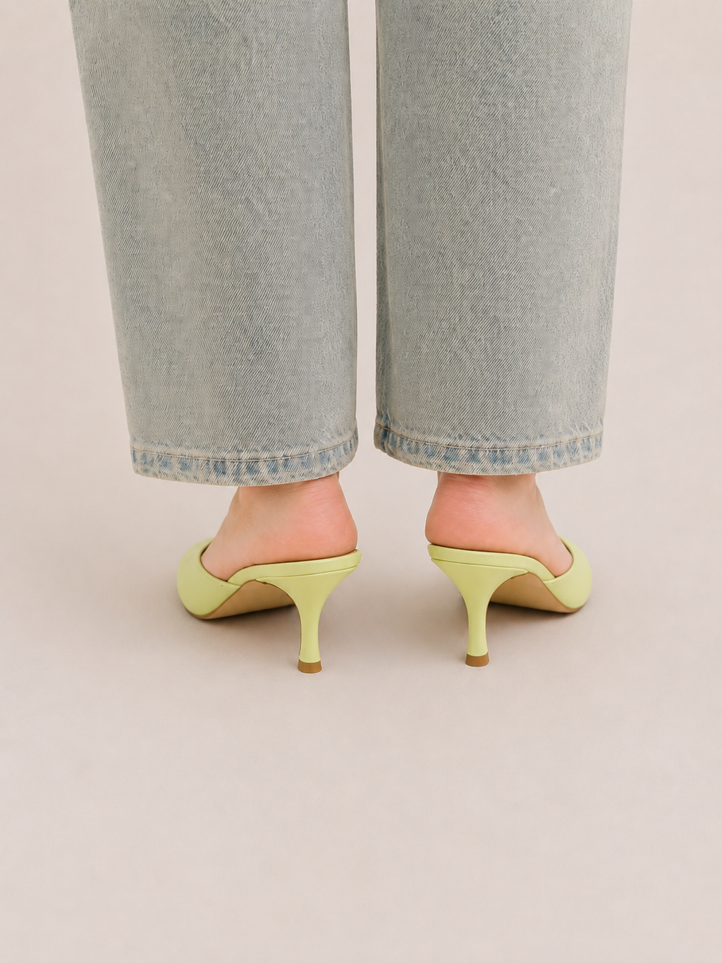LUNA | ZAPATOS DE SALÓN TIPO SABOT EFECTO PIEL