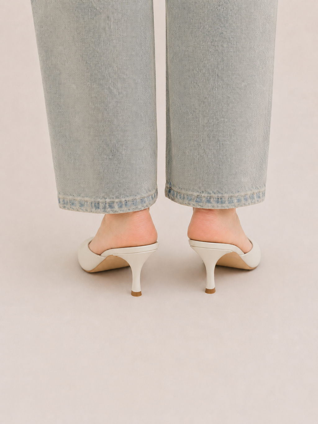 LUNA | ZAPATOS DE SALÓN TIPO SABOT EFECTO PIEL