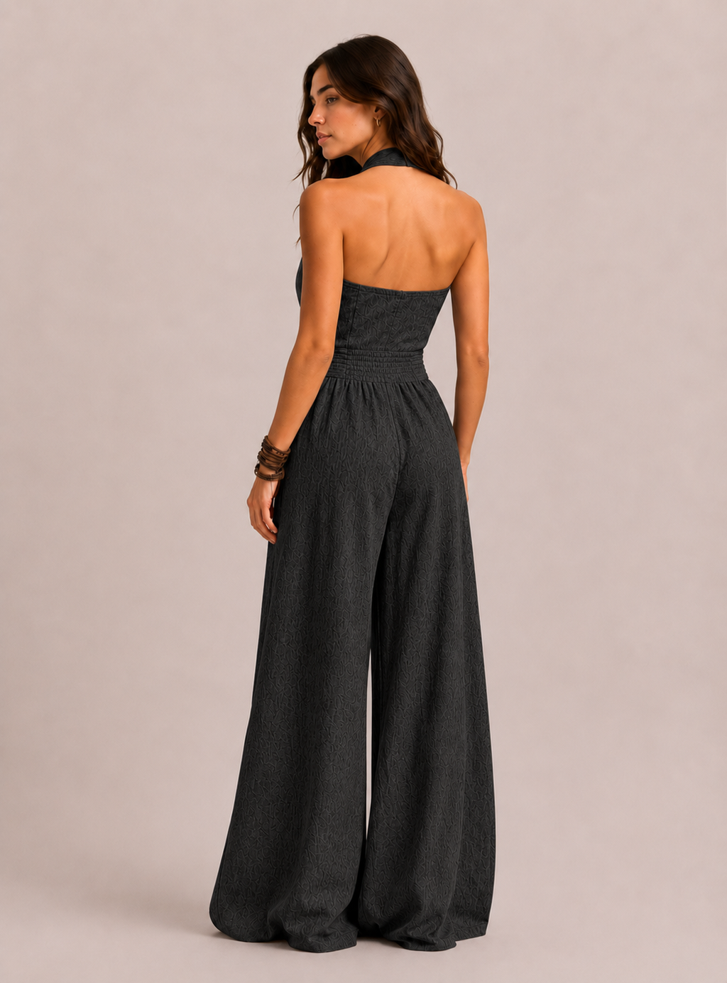 BIANCA | CONJUNTO DE LINO Y ALGODÓN CON UN ELEGANTE ESCOTE CRUZADO