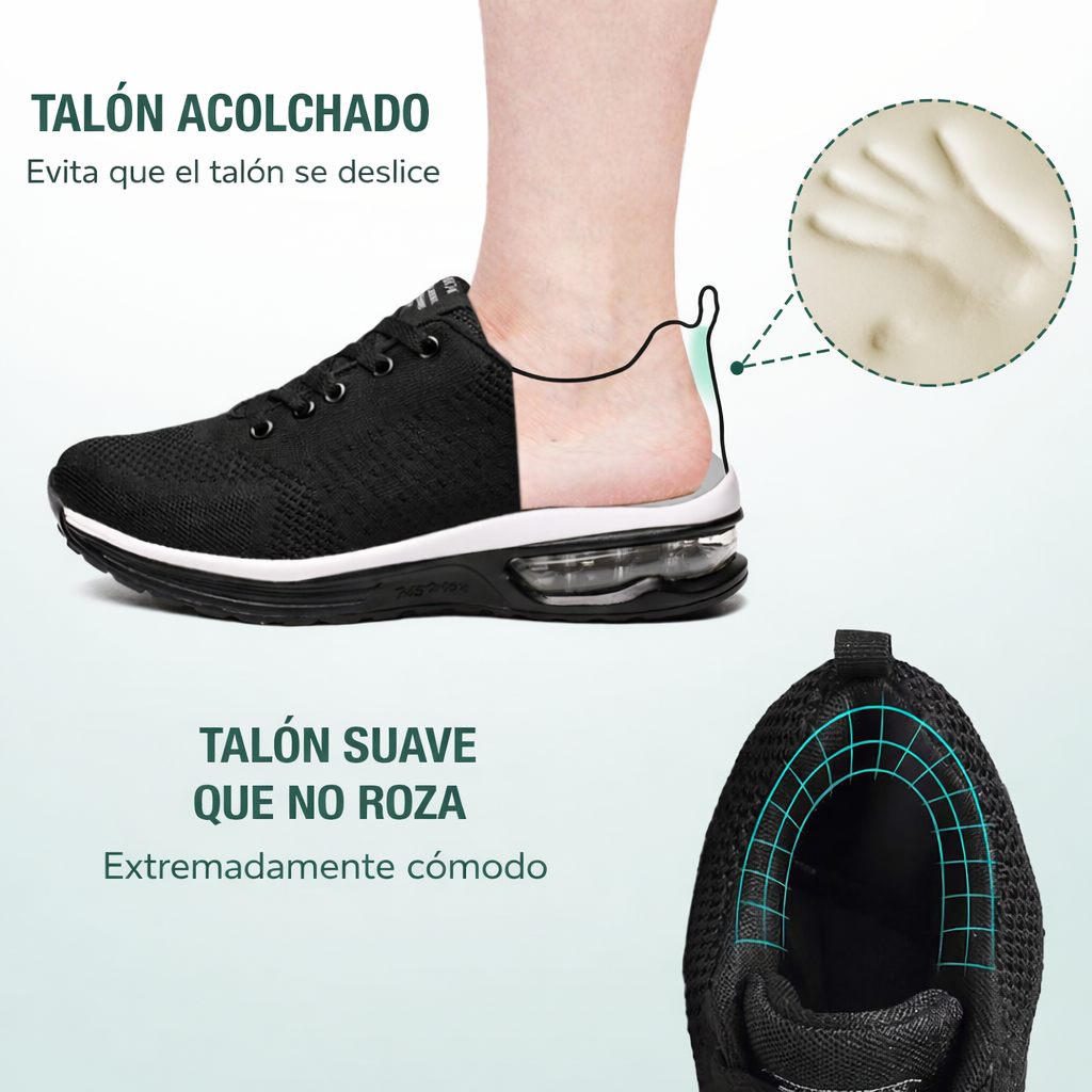 ZAPATILLAS ORTOPÉDICAS COLOR NEGRO