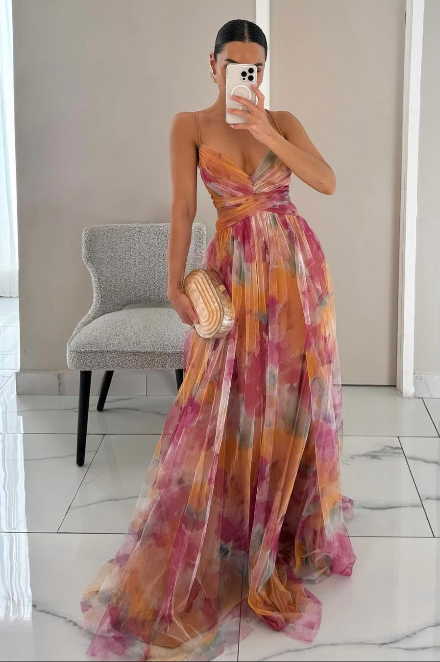 ROSANNA | Vestido largo floral