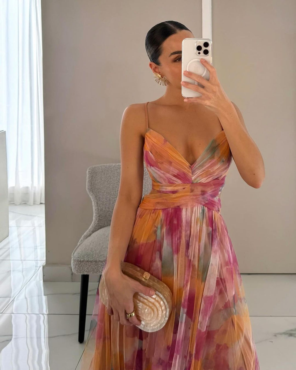 ROSANNA | Vestido largo floral