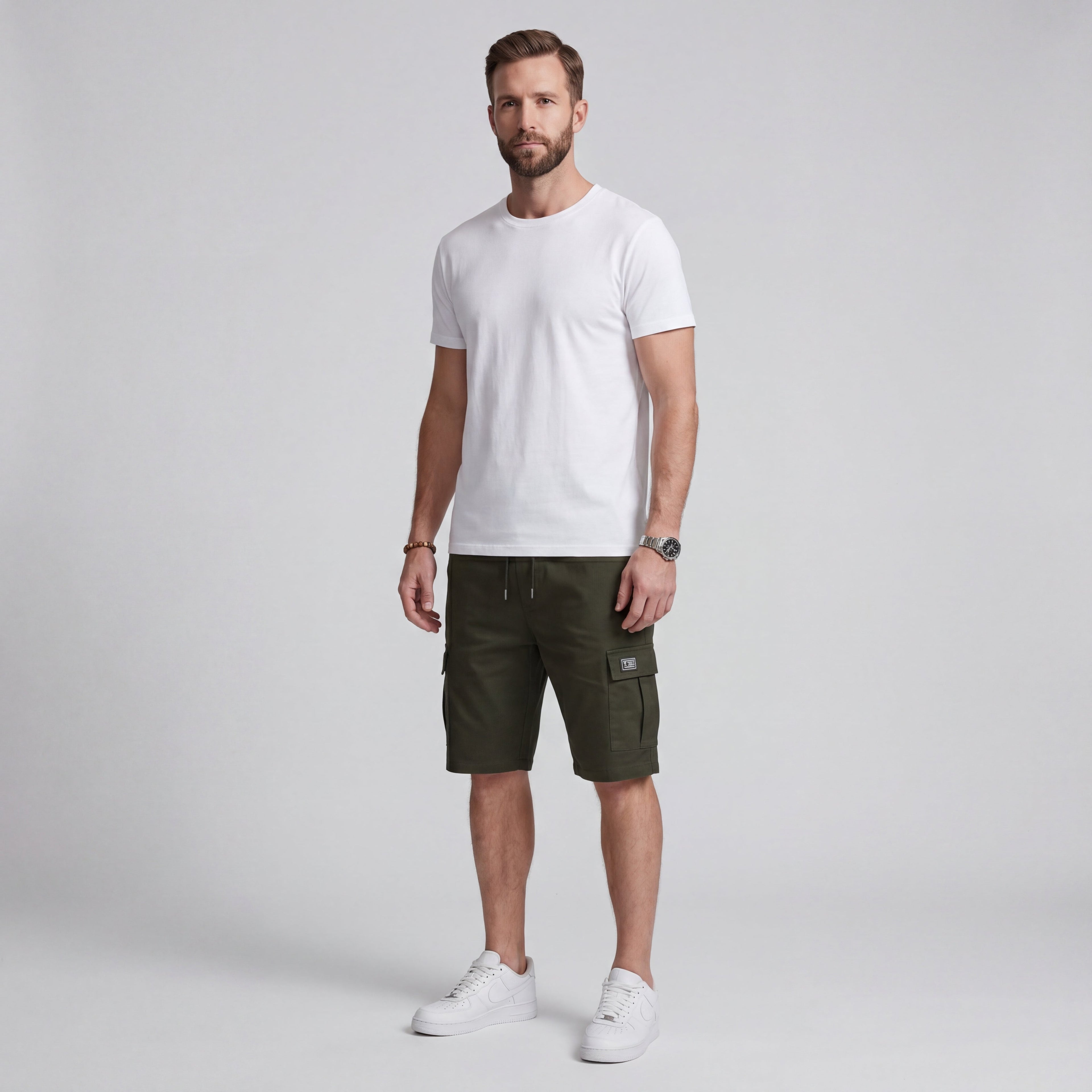 ROMERO | PANTALONES CORTOS CARGO PARA HOMBRE