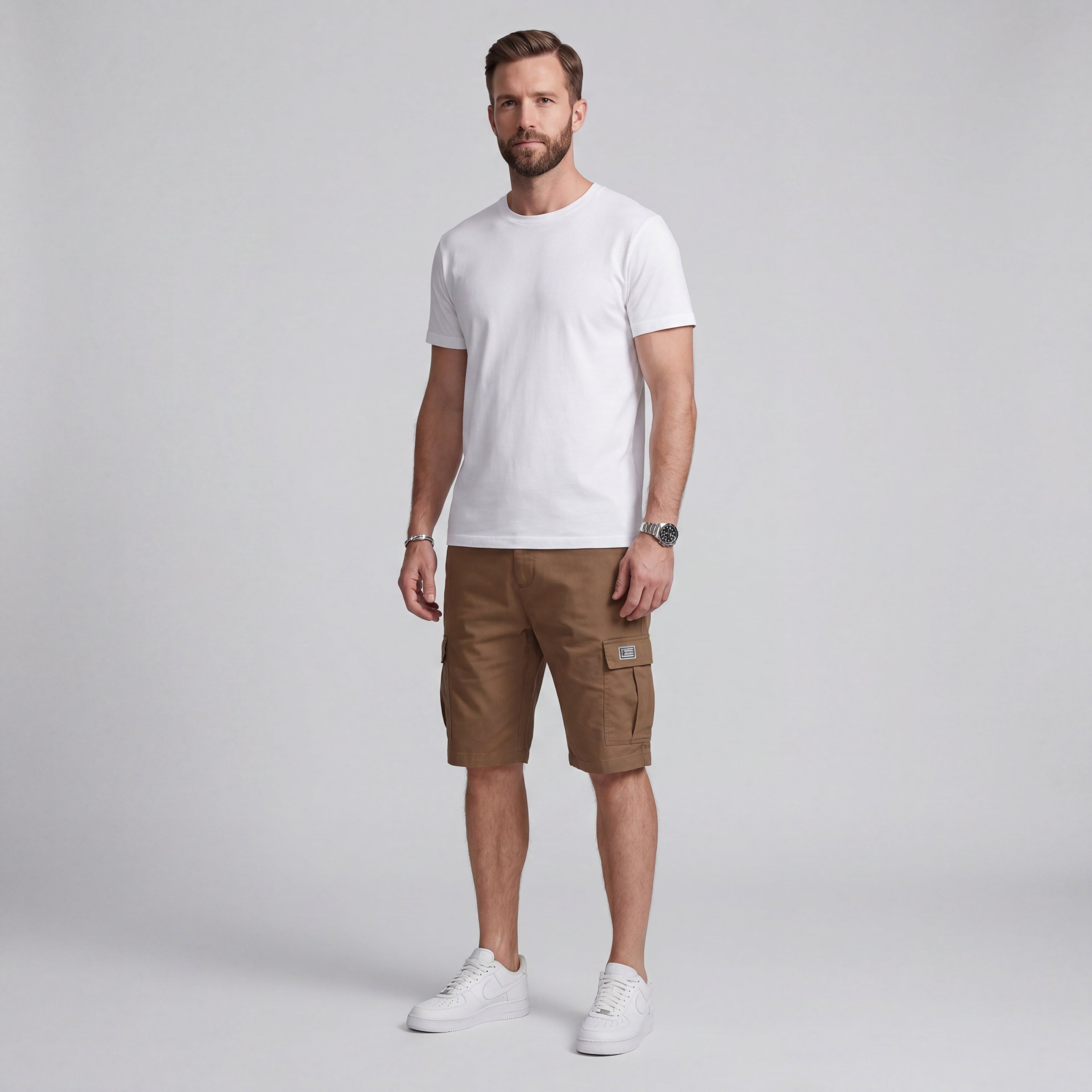ROMERO | PANTALONES CORTOS CARGO PARA HOMBRE