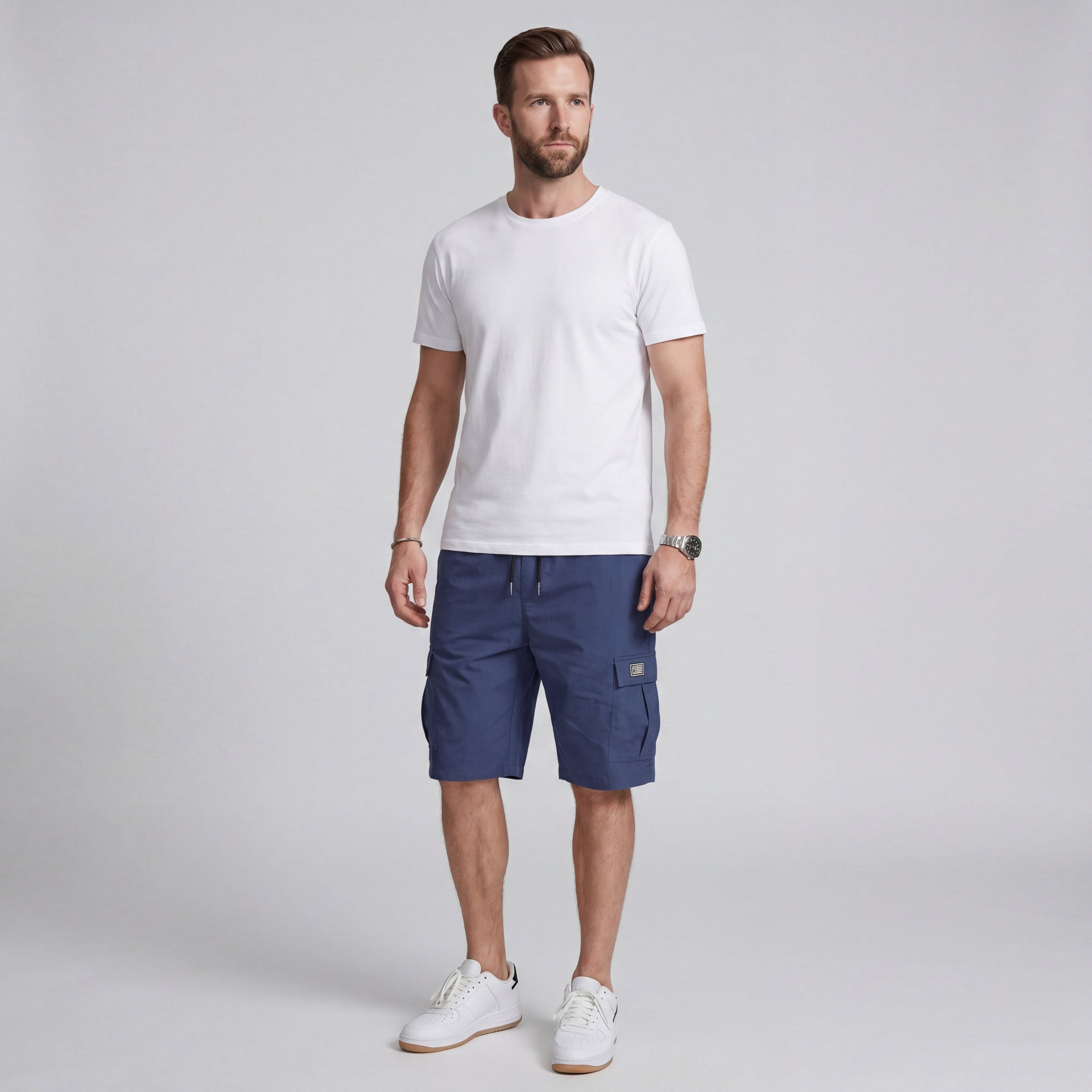 ROMERO | PANTALONES CORTOS CARGO PARA HOMBRE