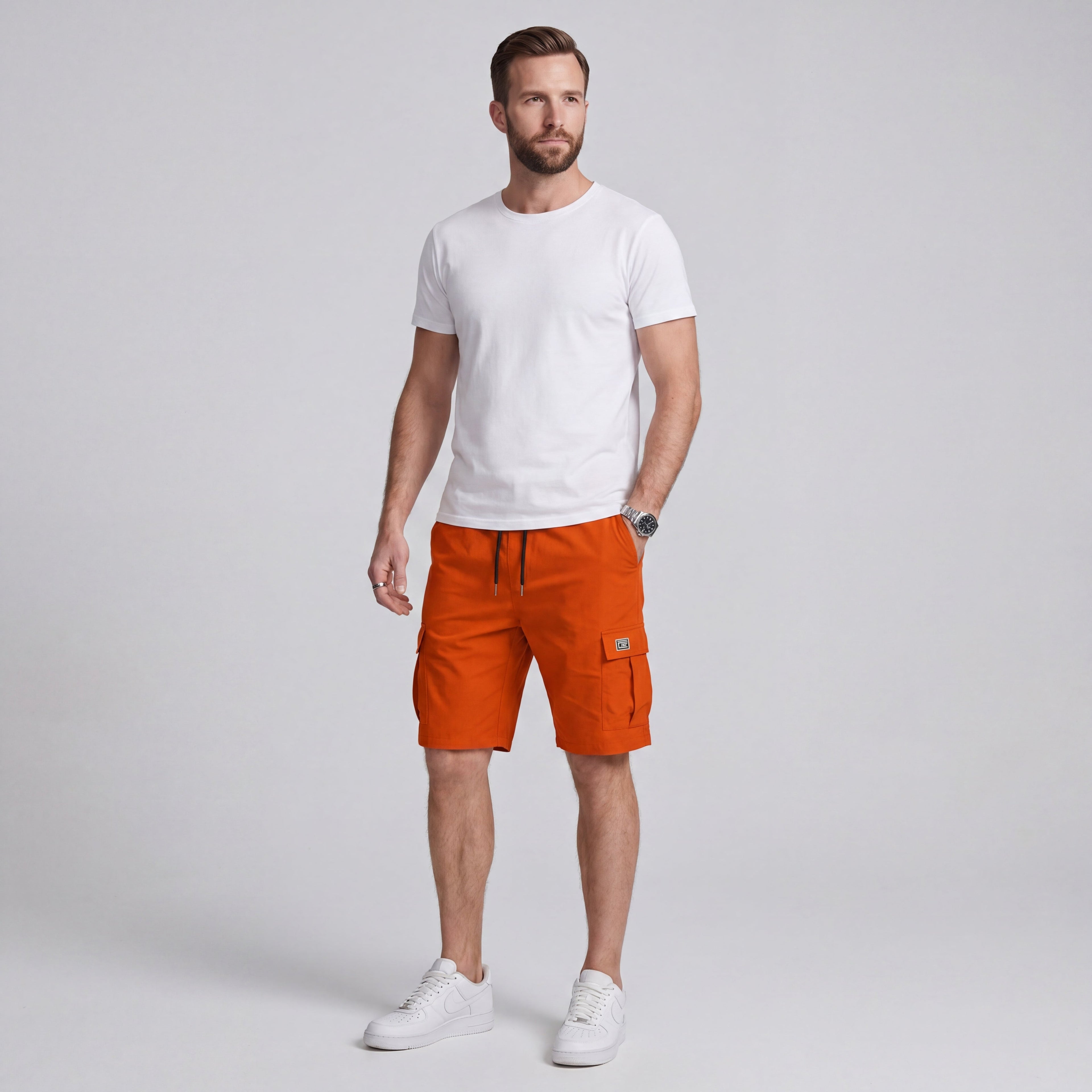 ROMERO | PANTALONES CORTOS CARGO PARA HOMBRE