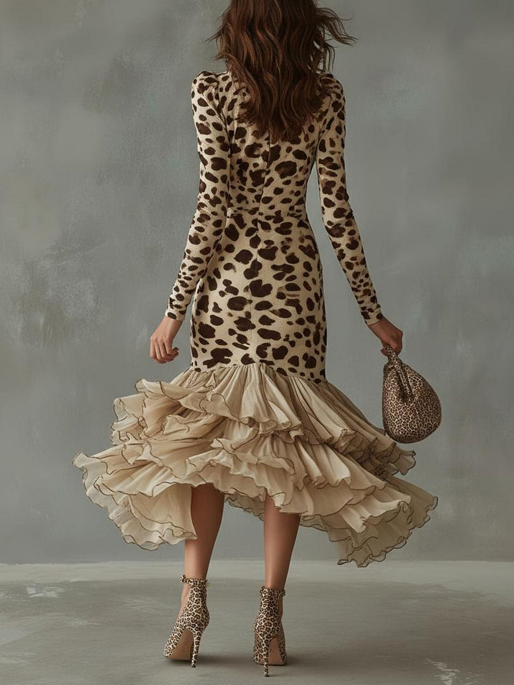 LÉA | Vestido estampado de leopardo