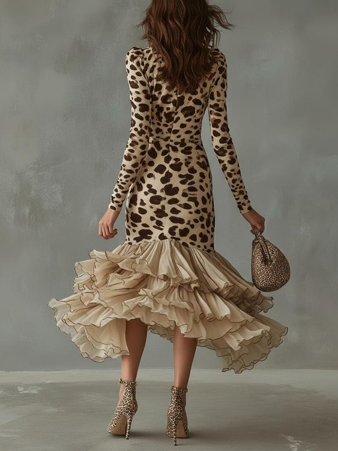 LÉA | Vestido estampado de leopardo