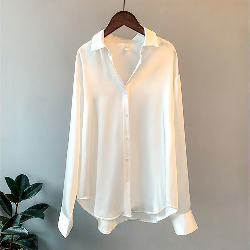 CAMILLA | Blusa satinada elegante