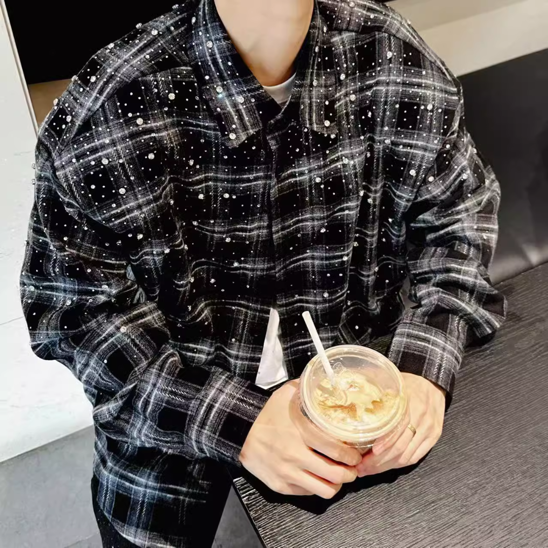 VM | CAMISA DE MANGA LARGA A CUADROS