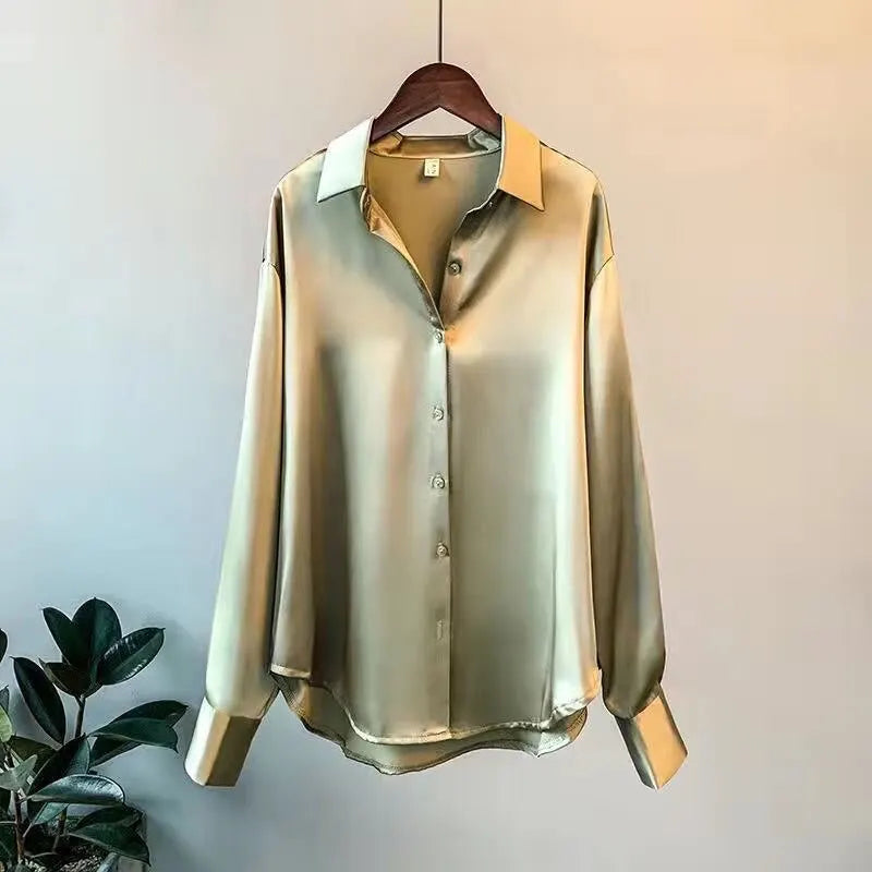 CAMILLA | Blusa satinada elegante