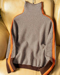 AMAYA | Suéter de cuello alto de diseño.