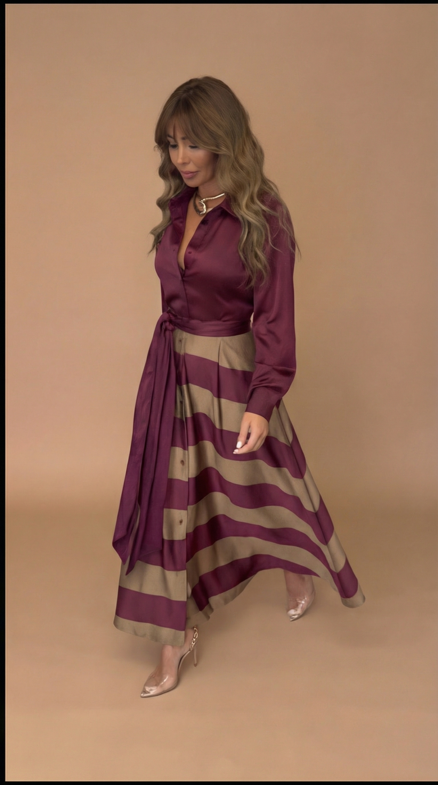 ROCÍO - Vestido elegante con lazo