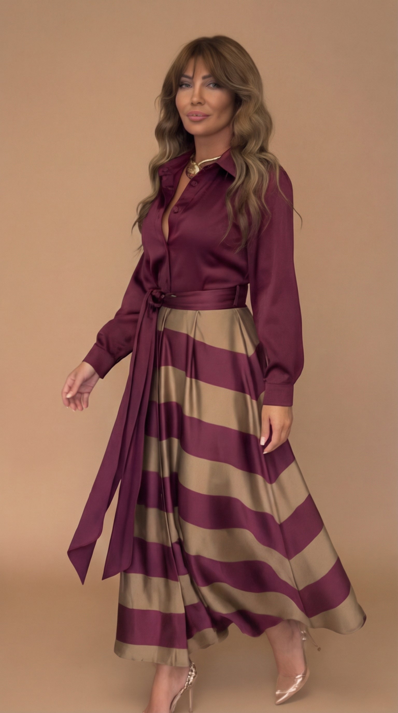 ROCÍO - Vestido elegante con lazo