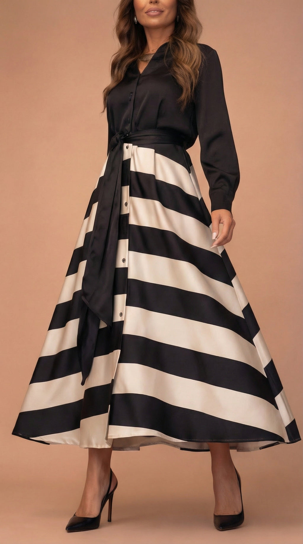 ROCÍO - Vestido elegante con lazo